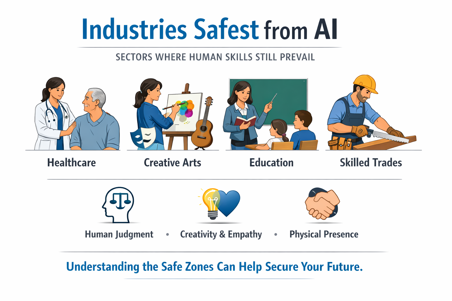 Which Industries Are Safest from AI?
