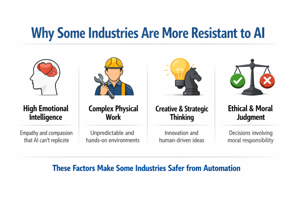 Which Industries Are Safest from AI? 