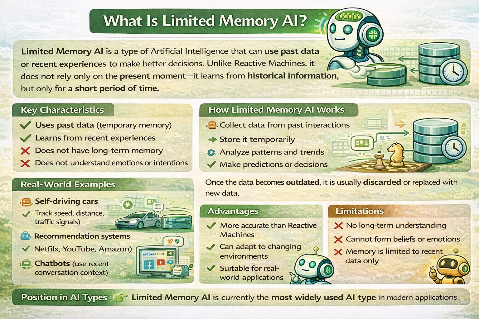 Limited Memory AI