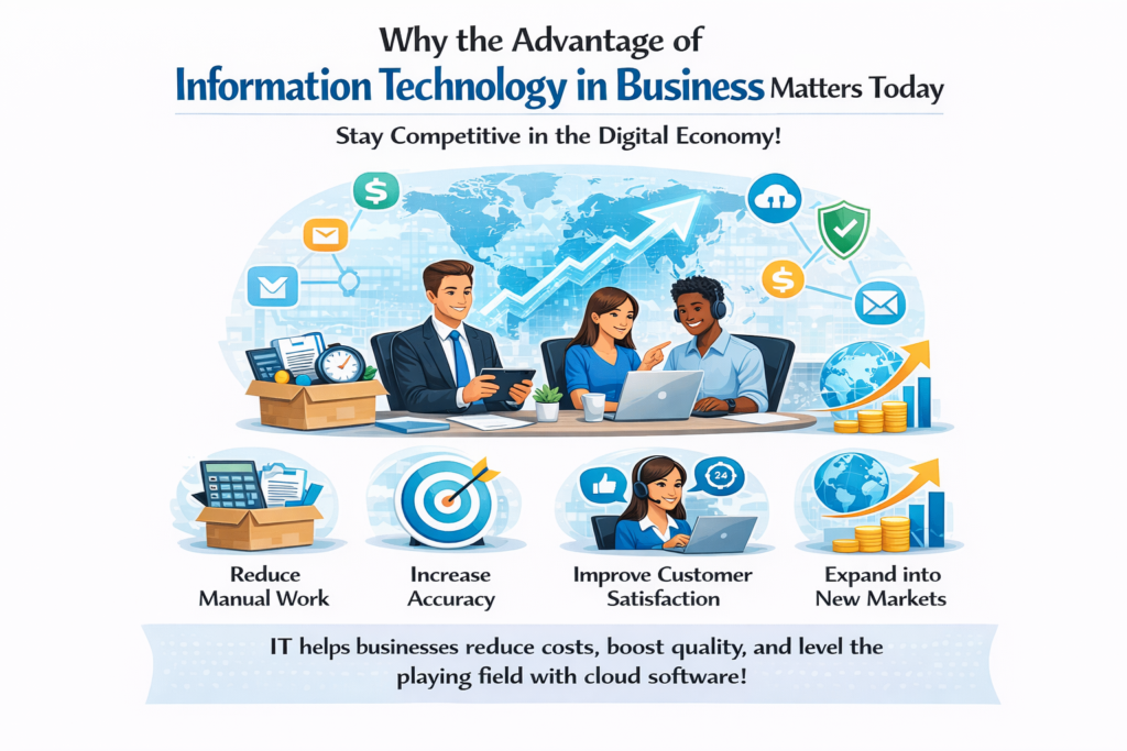 Advantage of information technology in business